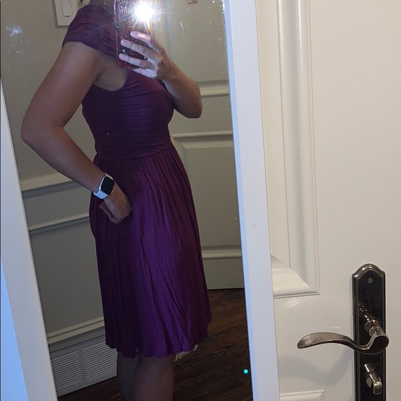 Purple Bar III one shoulder dress - Picture 4 of 5